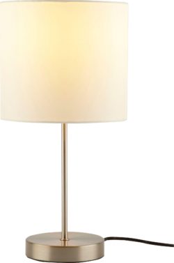 ColourMatch - Satin Stick - Table Lamp - Cotton Cream